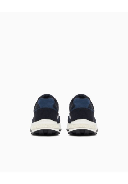 Sneakers Armani Exchange azules - vista del talón Sneakers Armani Exchange azules - vista del talón