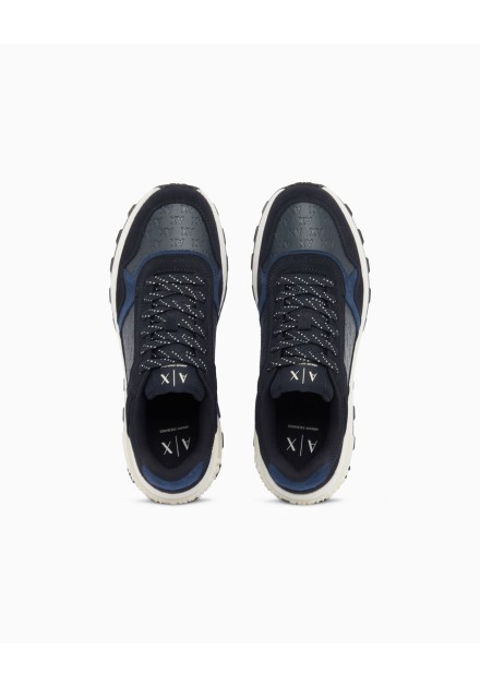 Sneakers Armani Exchange azules - vista superior Sneakers Armani Exchange azules - vista superior