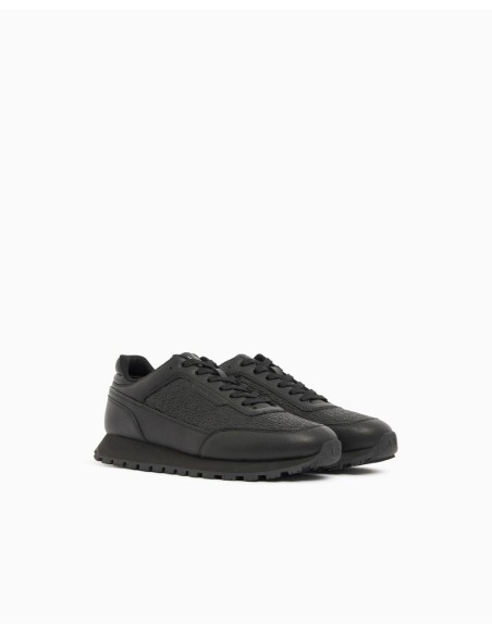 Sneakers Armani Exchange negras - vista frontal del par
