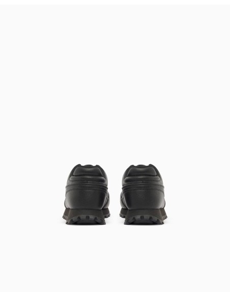 Sneakers Armani Exchange negras - vista del talón