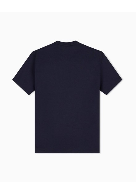 Camiseta Armani Exchange azul marino - trasera en plano Camiseta Armani Exchange azul marino - trasera en plano