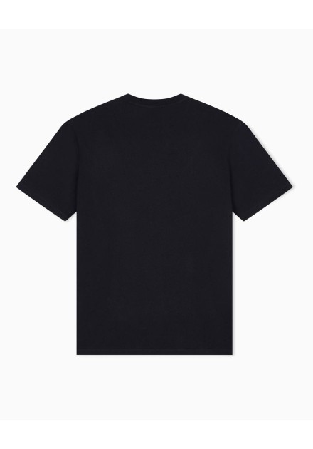 Camiseta Armani Exchange negra - trasera en plano