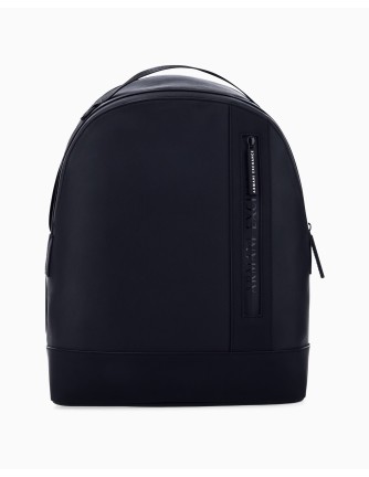Mochila Armani Exchange negra - frontal en plano