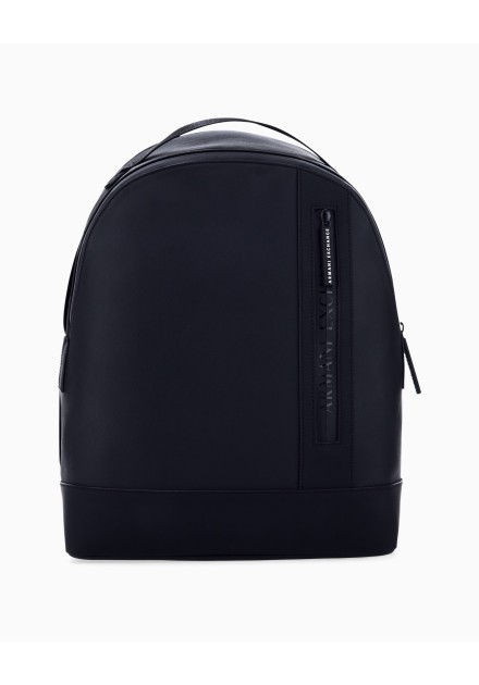 Mochila Armani Exchange negra - frontal en plano