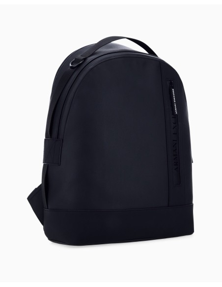 Mochila Armani Exchange negra - vista lateral