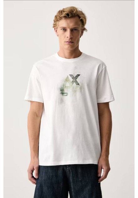 Camiseta Armani Exchange Blanca Camiseta Armani Exchange Blanca