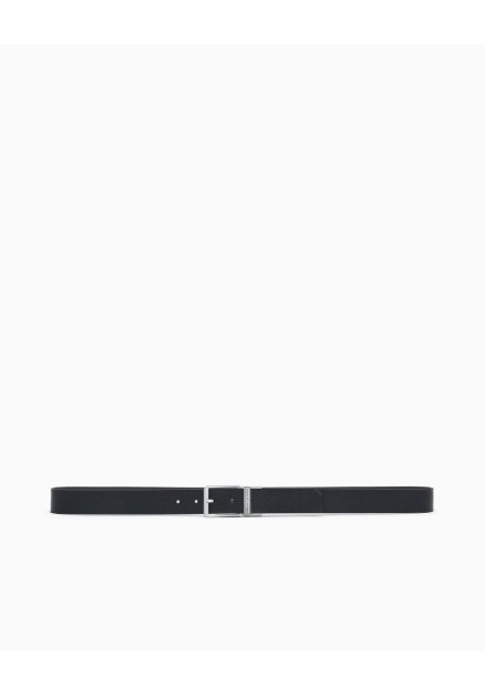 Cinturón Armani Exchange reversible negro - vista reversible