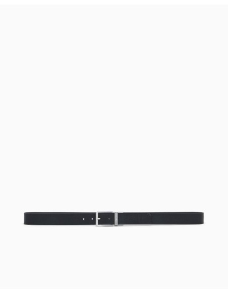 Cinturón Armani Exchange reversible negro - vista reversible