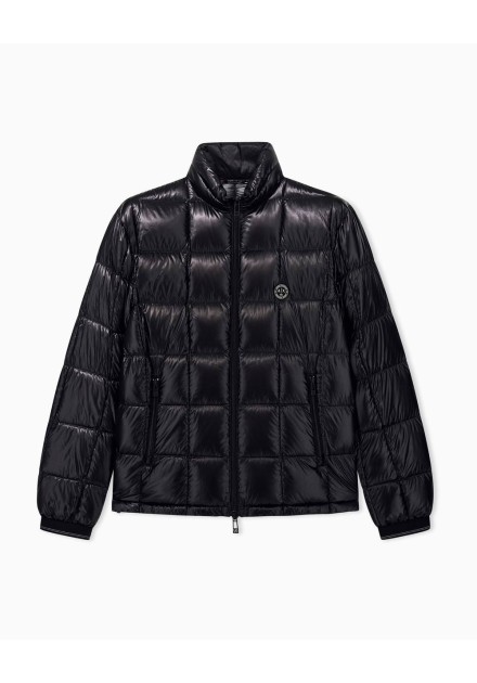 Chaqueta plumón Armani Exchange negra - frontal en plano Chaqueta plumón Armani Exchange negra - frontal en plano