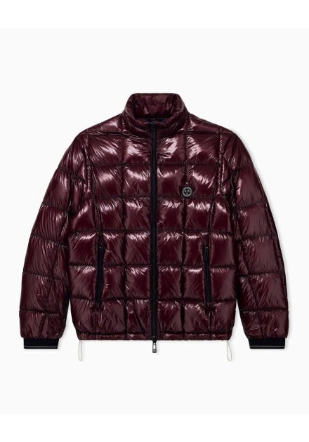 Chaqueta plumón Armani Exchange granate - frontal en plano Chaqueta plumón Armani Exchange granate - frontal en plano