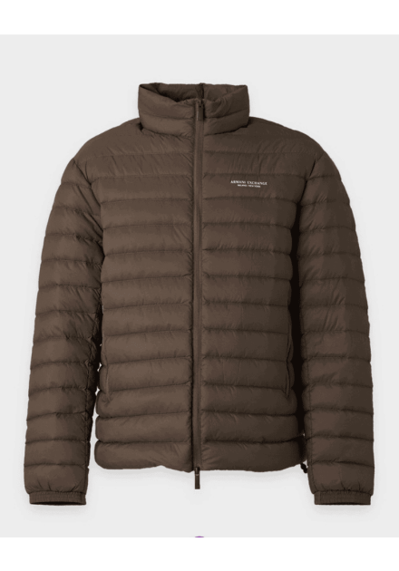 Chaqueta plumón Armani Exchange marrón - vista principal Chaqueta plumón Armani Exchange marrón - vista principal