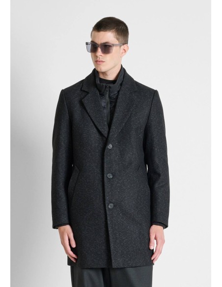 Abrigo Antony Morato negro Jaspe con cha