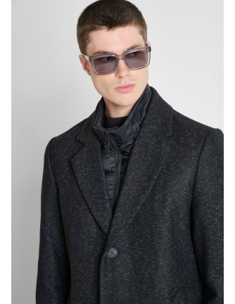 Abrigo Antony Morato negro Jaspe con cha 2