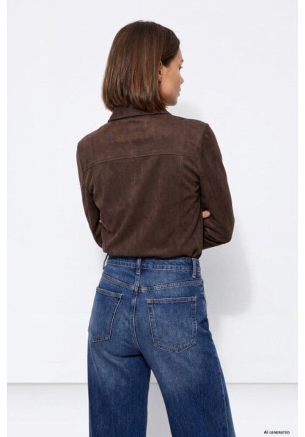 Camisa Tiffosi Berta marron Camisa Tiffosi Berta marron
