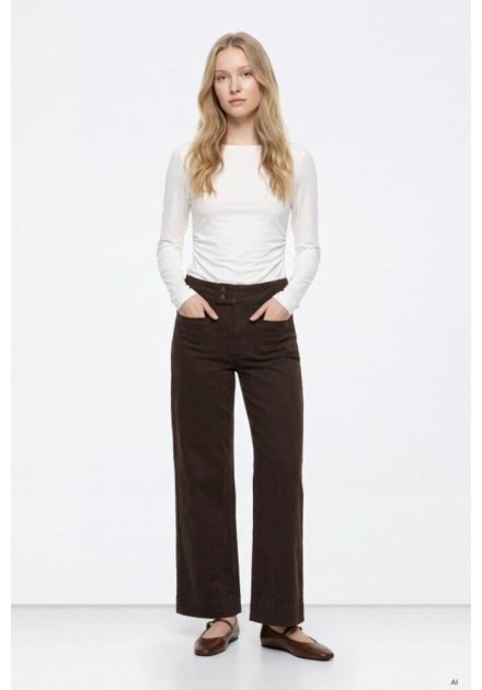 Vaqueros Tiffosi Olivia marron high waist Vaqueros Tiffosi Olivia marron high waist