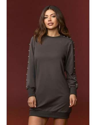 Vestido Minueto Camilla sudadera gris, vista frontal
