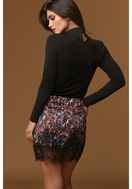 Falda Minueto Lulu con encaje, vista trasera Falda Minueto Lulu con encaje, vista trasera