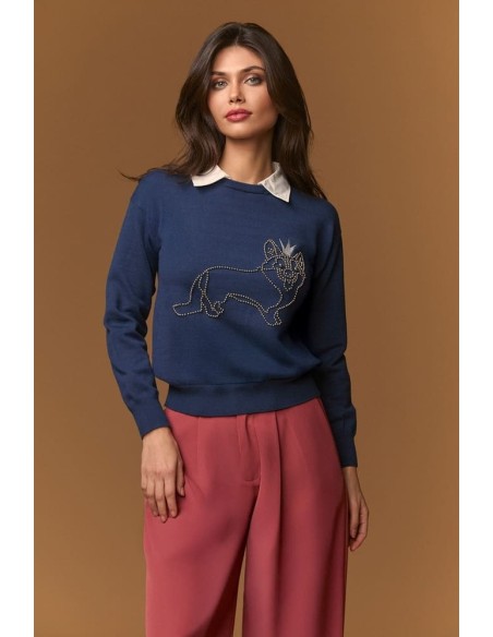 Jersey Minueto Keel azul, vista adicional