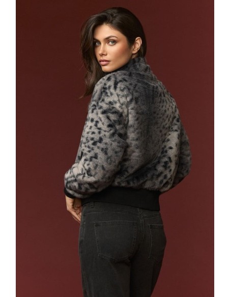 Chaqueta Minueto Diana gris, vista trasera