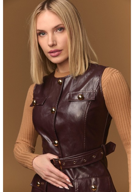 Vestido Minueto Ben marron Vestido Minueto Ben marron