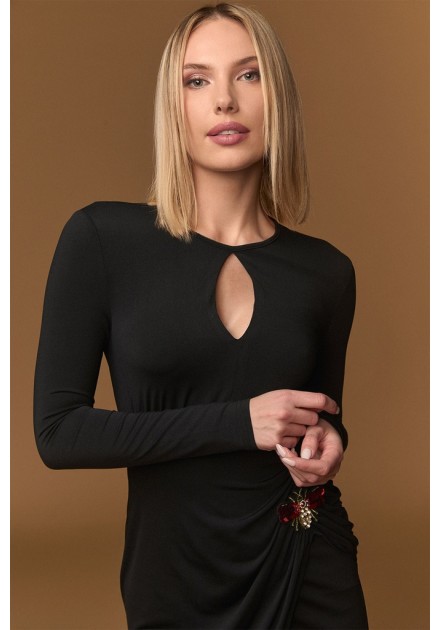 Vestido Minueto Black Dragon ceñido Vestido Minueto Black Dragon ceñido