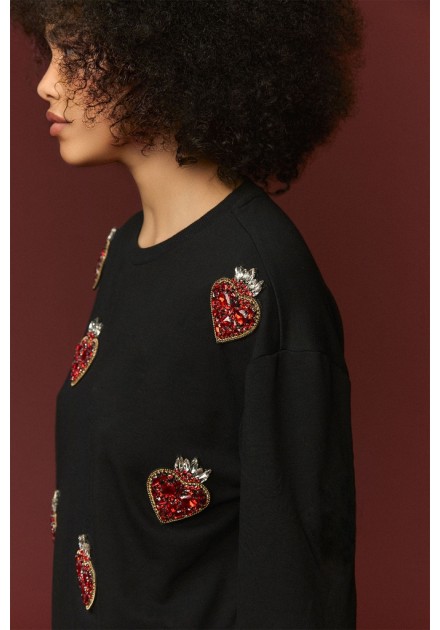 Vestido Minueto Black Dragon detalles Vestido Minueto Black Dragon detalles