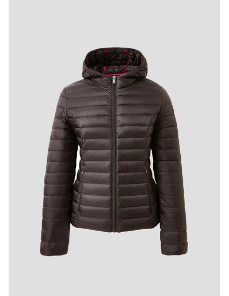 Chaqueta plumas Jott Cloe black coffee capucha
