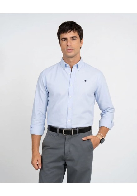 Camisa Harper Oxfort celeste Camisa Harper Oxfort celeste